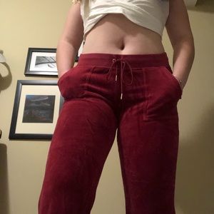 Velvet juicy track pants